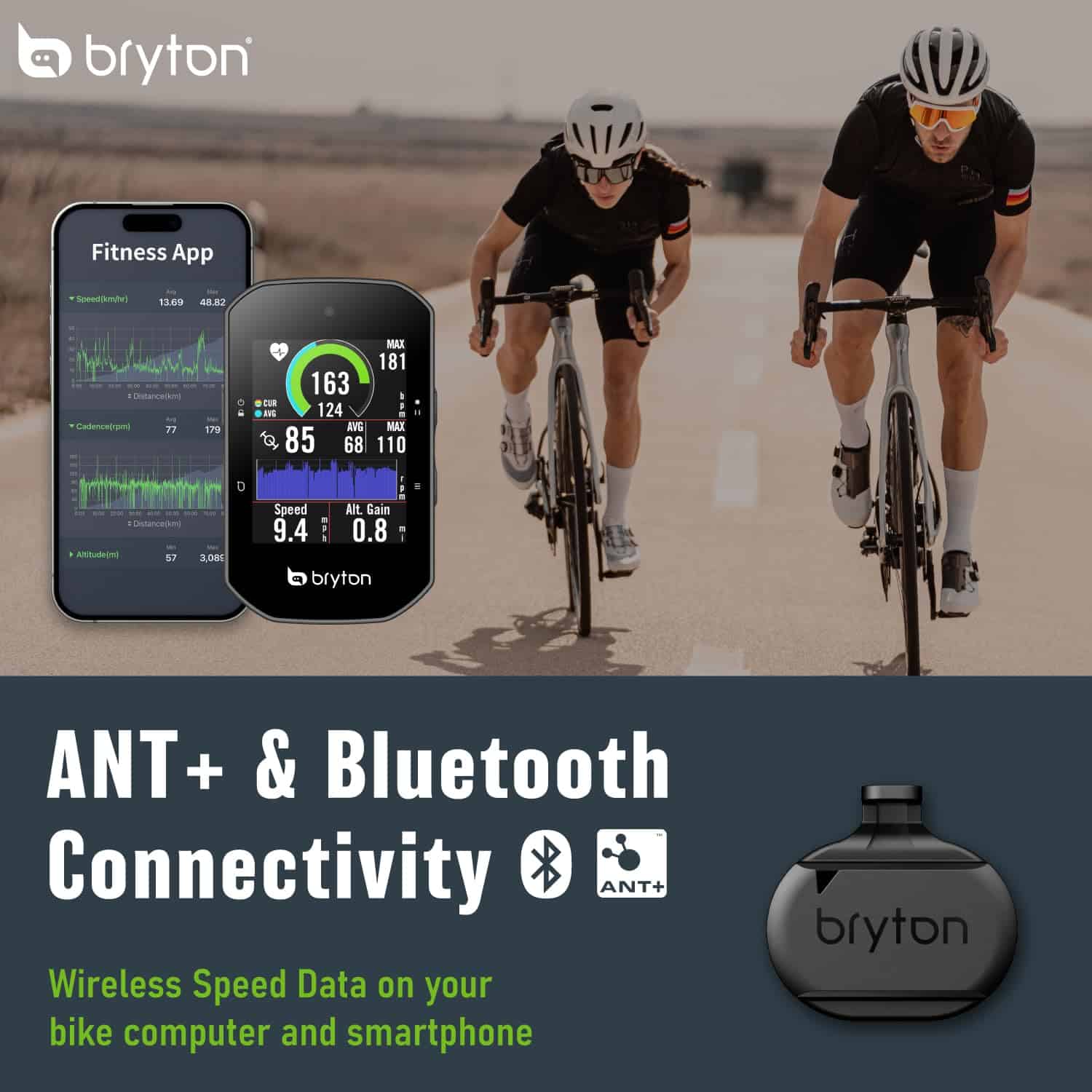 Sensores de Velocidad para Bicicleta Bryton - Sensor de - Imagen 4