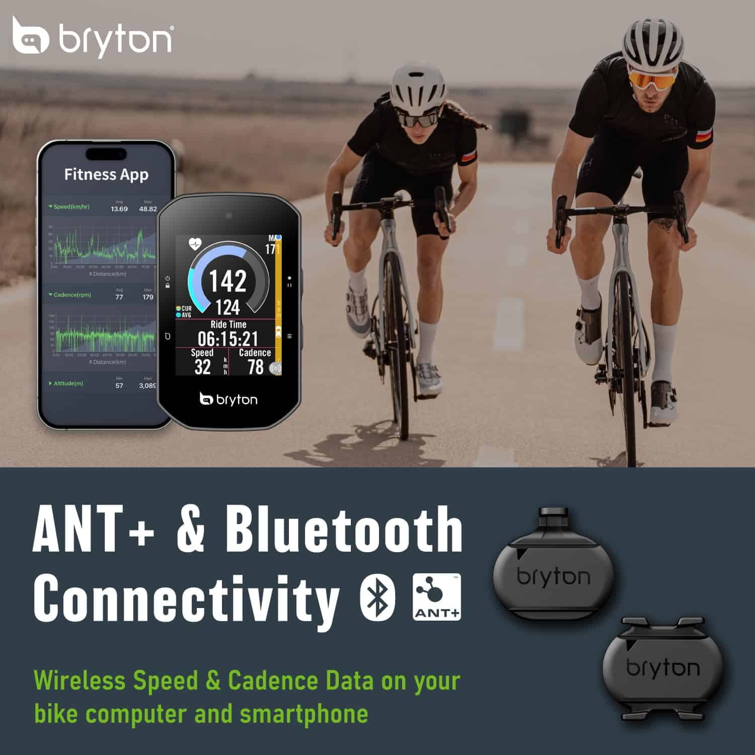 Sensores de Bicicleta Bryton - Sensor Dual (Sensor de - Imagen 4