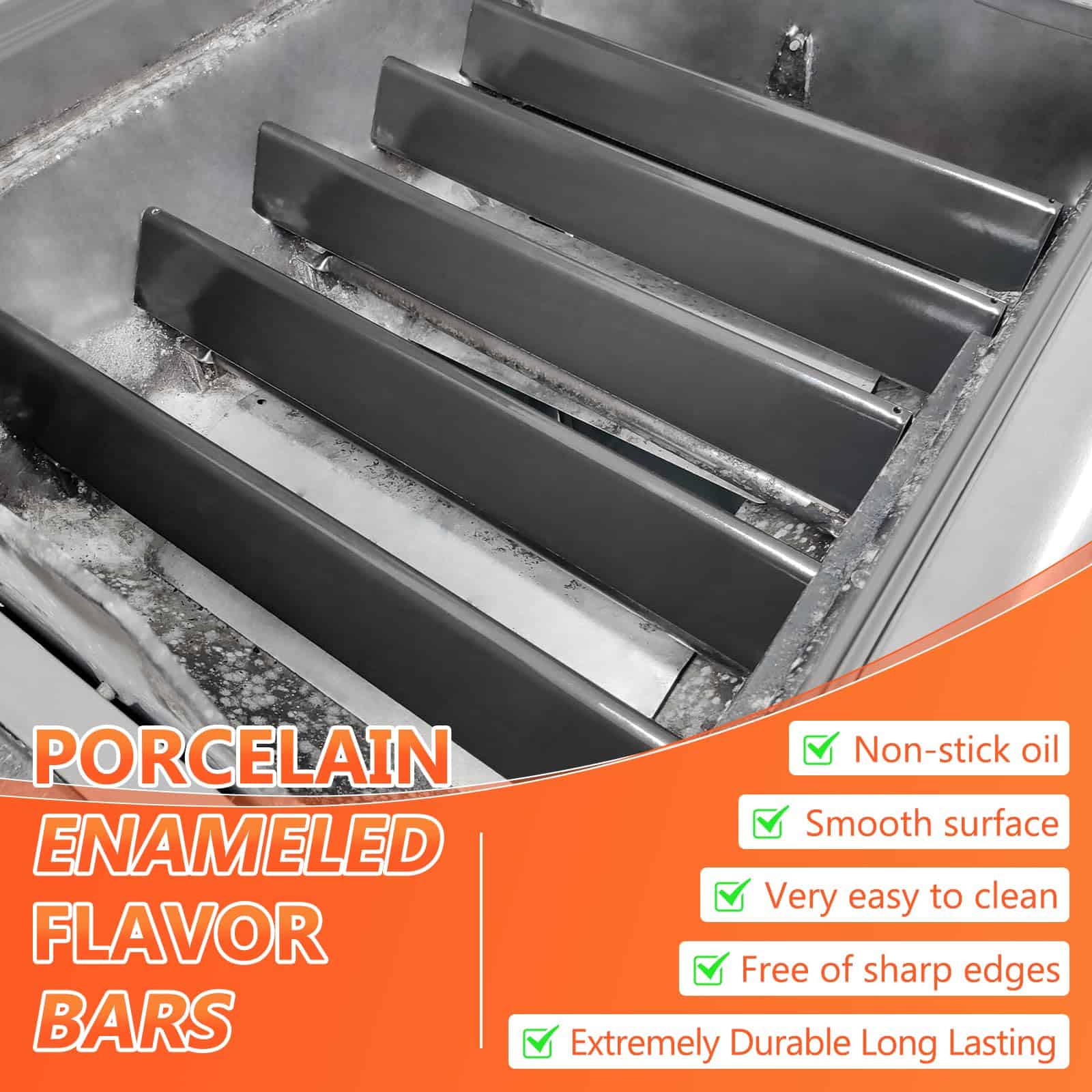 QuliMetal 17.5" Barras de Sabor Esmaltadas de Porcelana - Imagen 5