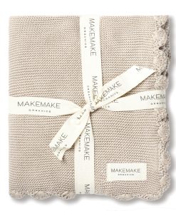 Manta de bebé de algodón orgánico certificado GOTS MakeMake