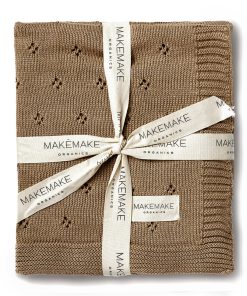 Manta de bebé orgánica MakeMake Organics certificada GOTS