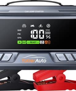 YaberAuto Arrancador Salto de Coche 10-en-1 con Compresor