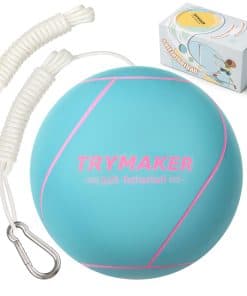 Pelota y cuerda de tetherball Trymaker, juego -Rosado Playa