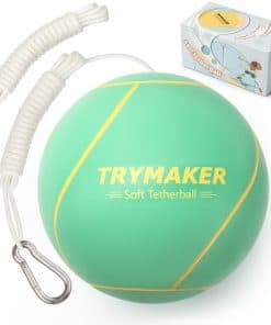 Pelota y cuerda de Tetherball Trymaker, Juego -Verde