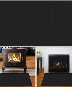 Tapete Doble Cara Ignífugo para Chimenea 48 x 30 Pulgadas,