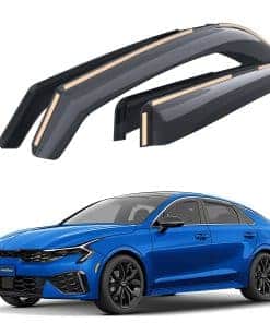 Deflectores de ventanas irrompibles en canal -Humo Premium