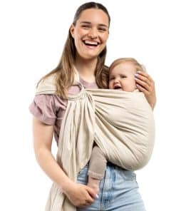 Portabebés Boba Ring Sling para Recién Nacidos y Bebés -