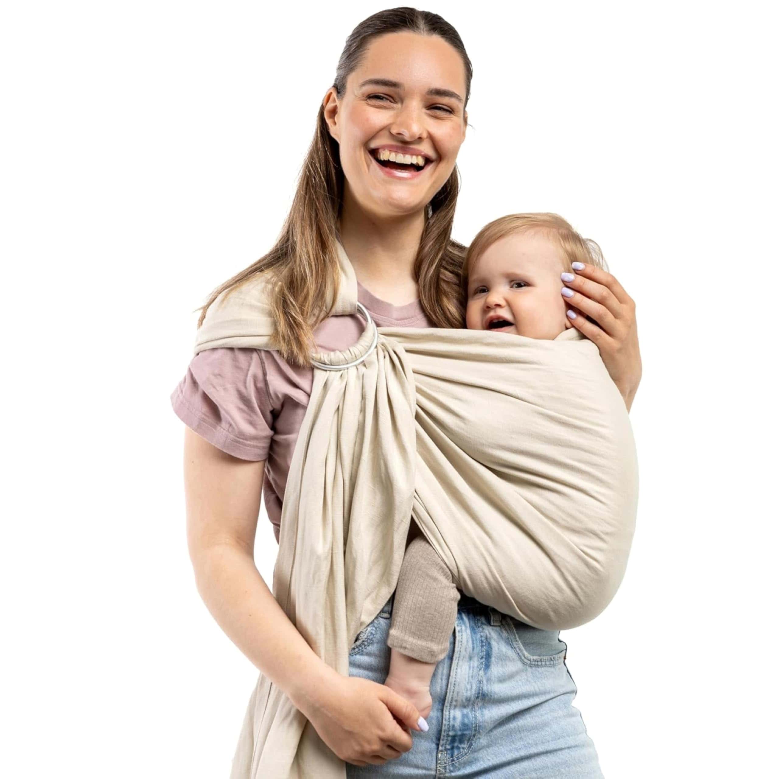 Portabebés Boba Ring Sling para Recién Nacidos y Bebés -