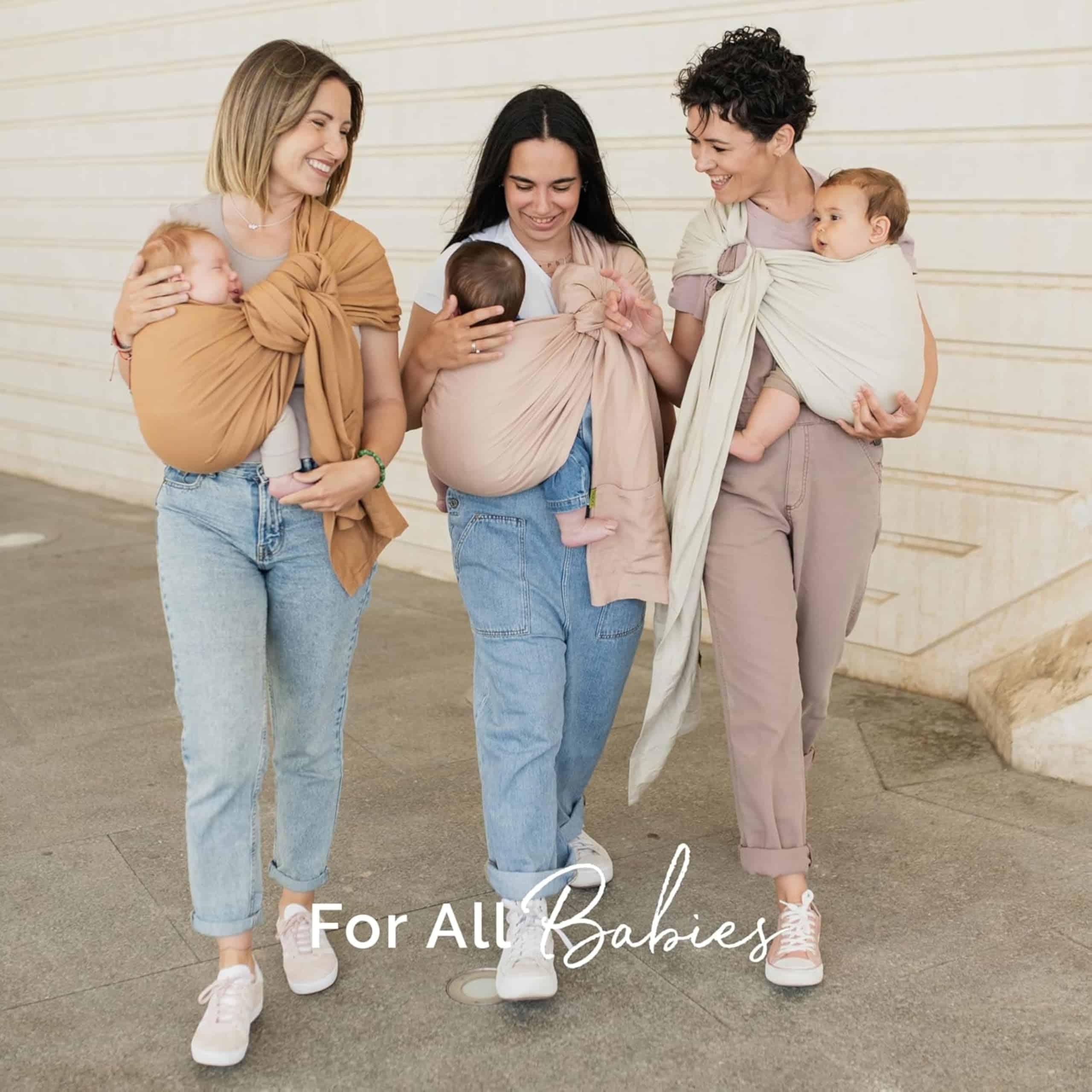 Portabebés Boba Ring Sling para Recién Nacidos y Bebés - - Imagen 10