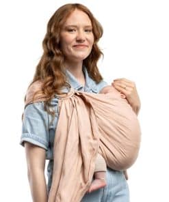 Fular Boba de Anillas para Bebé Recién Nacido a Niño