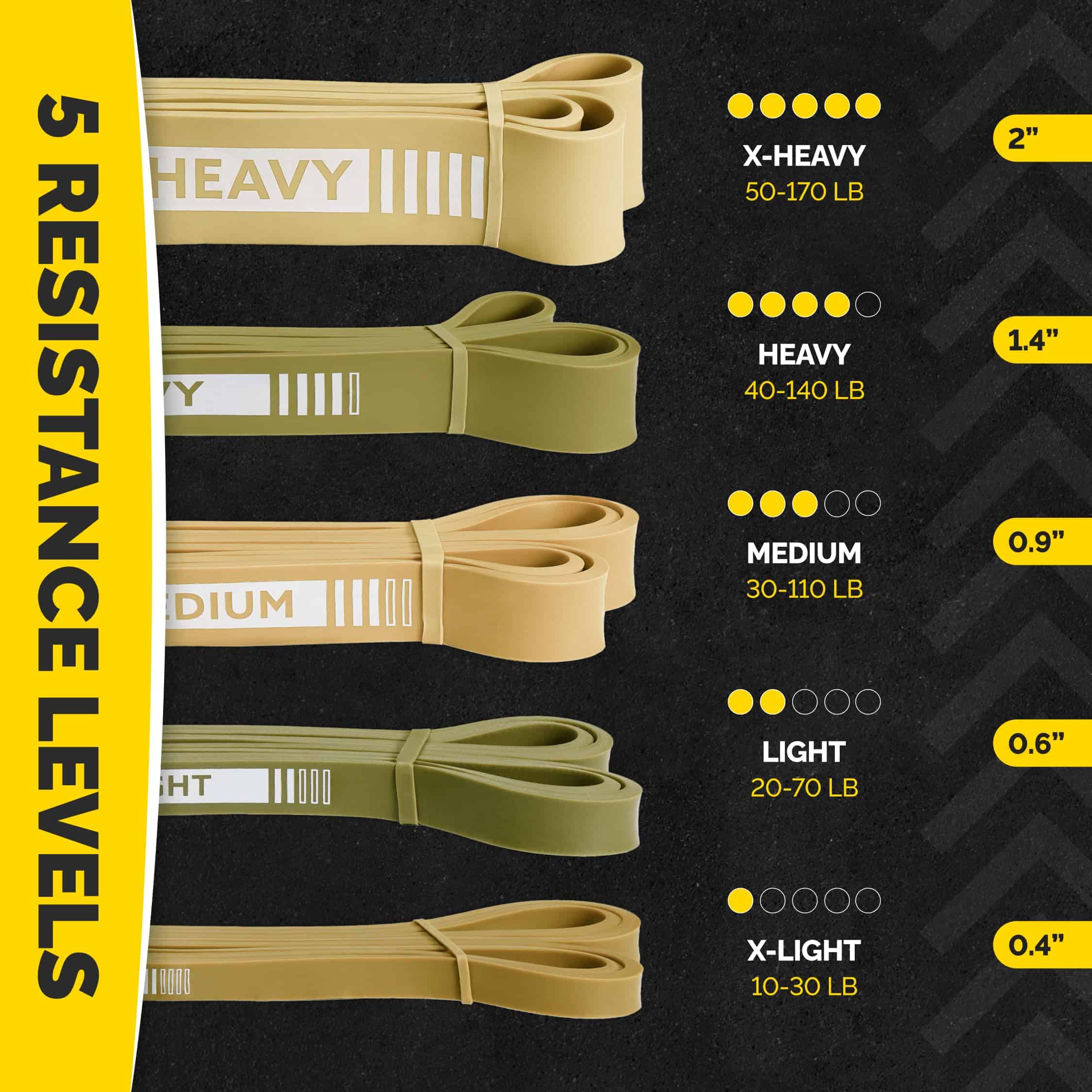 Bandas de Resistencia Largas para Ejercicio - Bandas de - Imagen 6