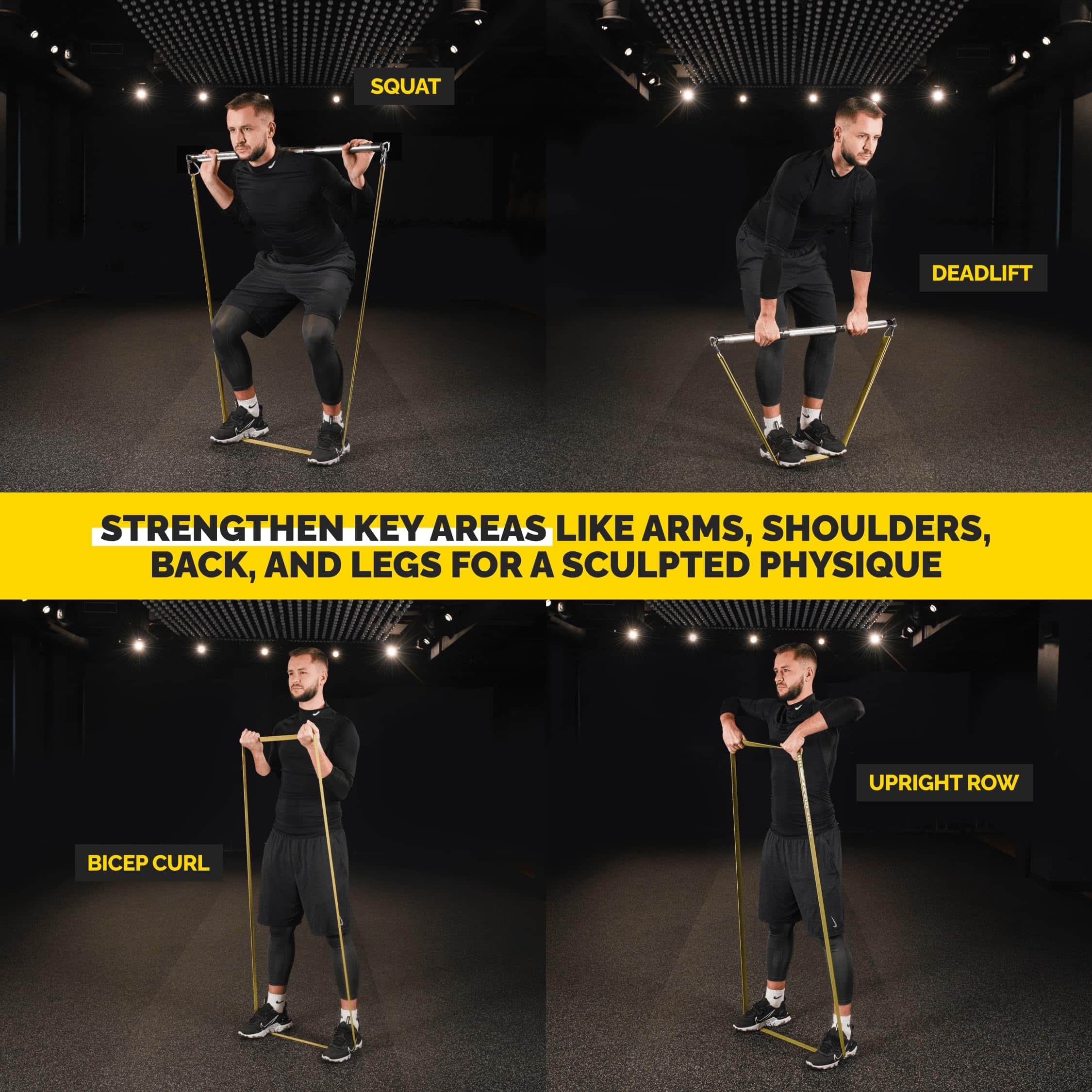 Bandas de Resistencia Largas para Ejercicio - Bandas de - Imagen 8