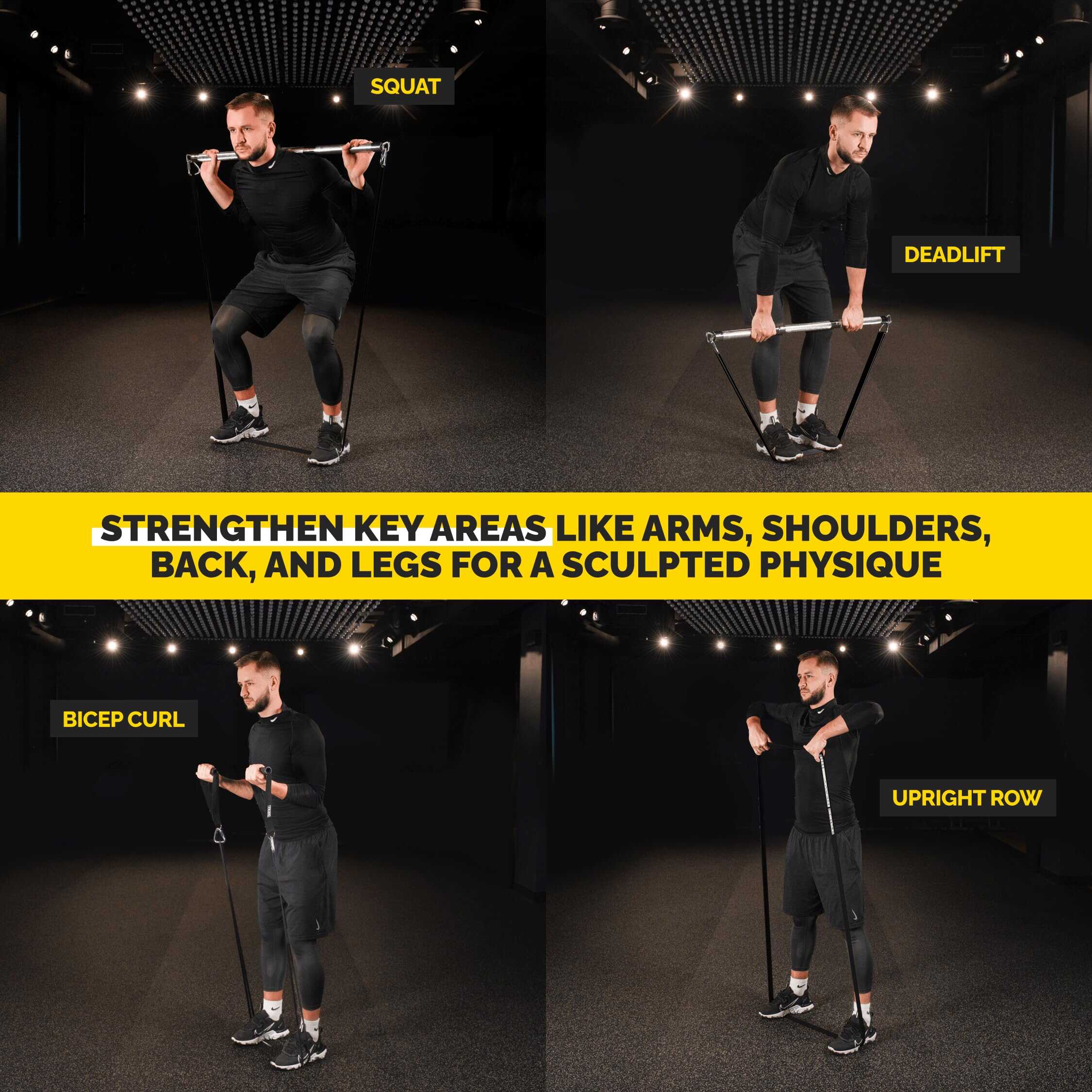 Bandas de Resistencia Largas para Ejercicios - Bandas de - Imagen 8