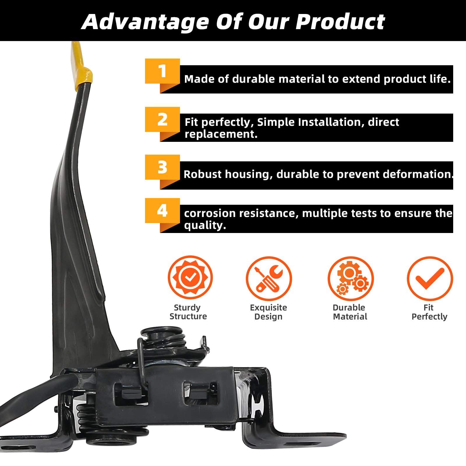 Cierre de Capó Compatible con Chevy Equinox Premier - Imagen 3