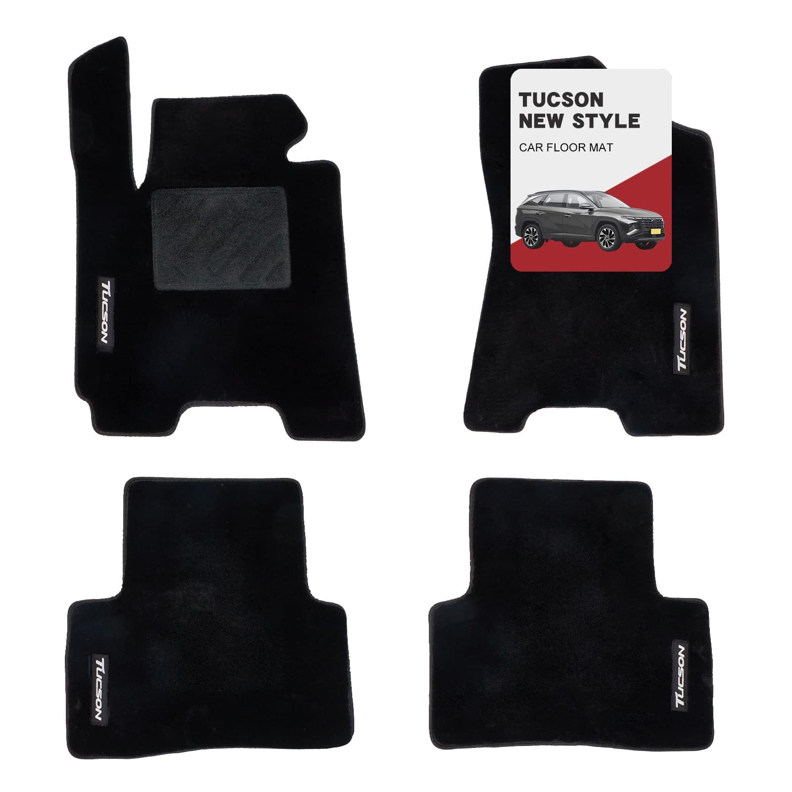 Tapetes para Piso 3D de Lana ROJ para HY Tucson 2015-2020 -