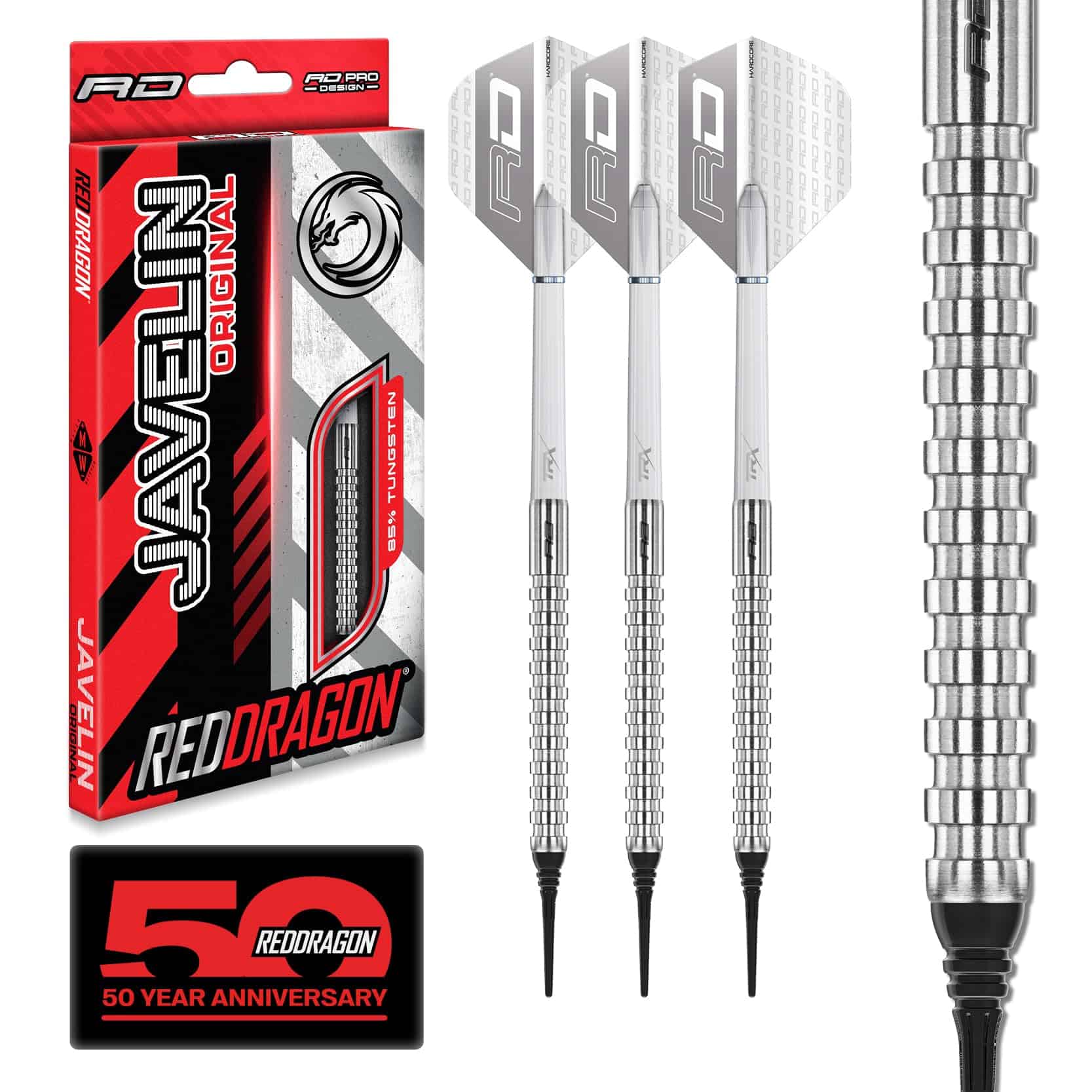 Set de Dardos de Tungsteno Suave RED DRAGON Javelin