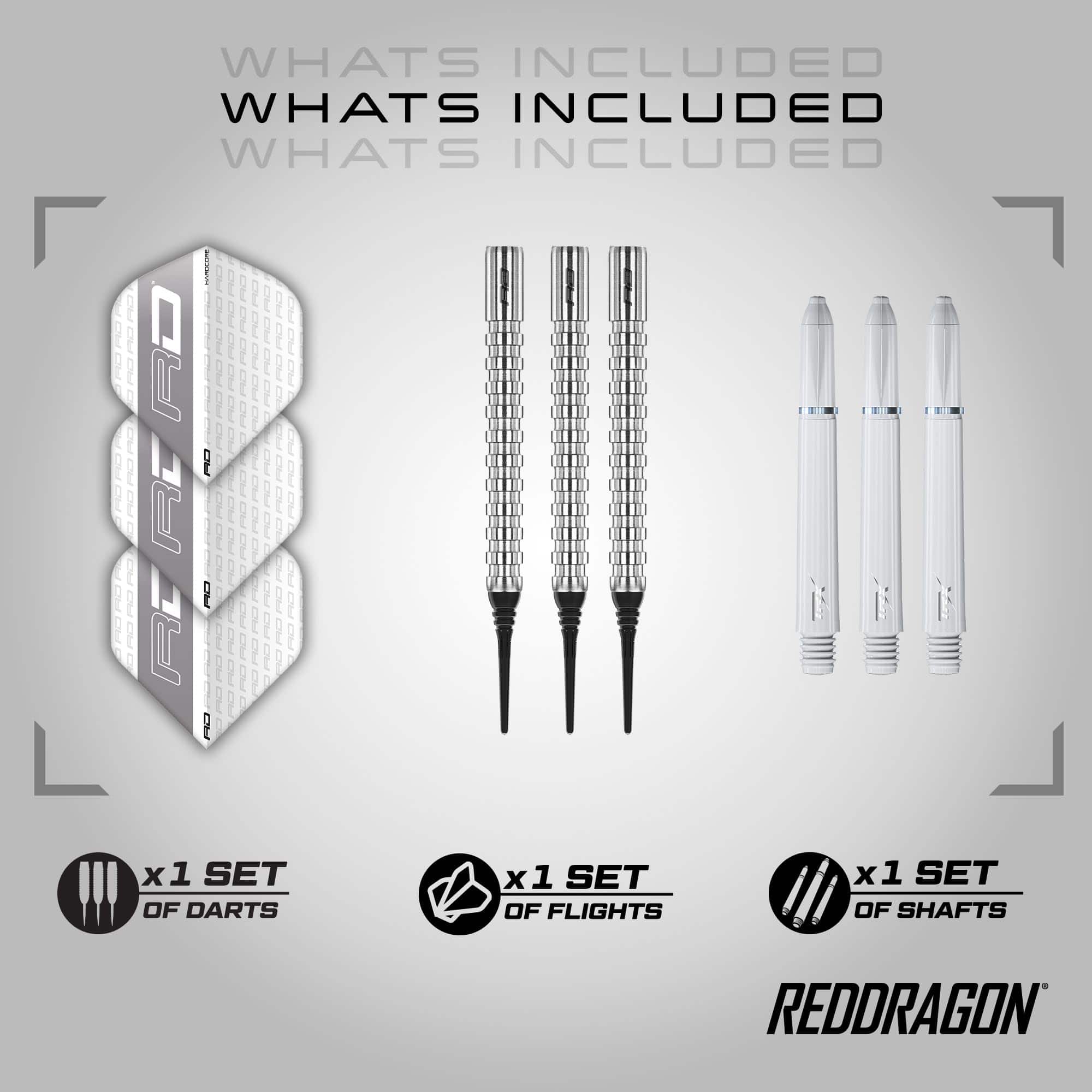 Set de Dardos de Tungsteno Suave RED DRAGON Javelin - Imagen 3