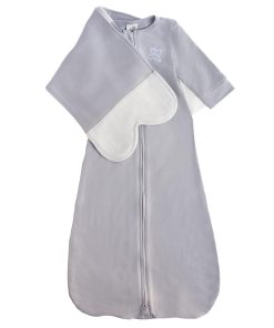 The Butterfly Swaddle Mezcla de Algodón -Gris Fresco