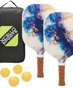 Set de 2 palas de pickleball de fibra de -multi-color