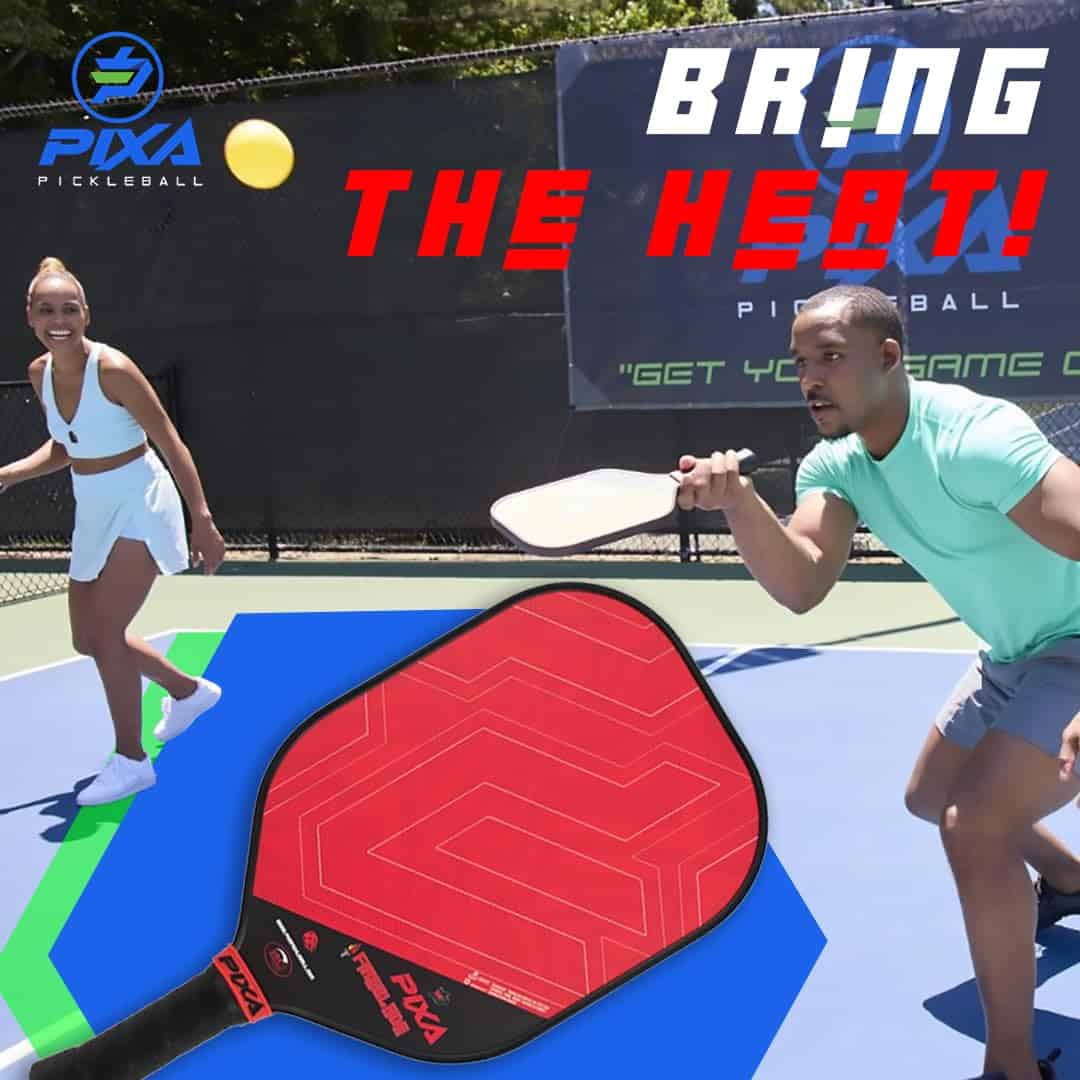 Conjunto de 2 palas de pickleball PIXA Fireblade 16mm - Imagen 7