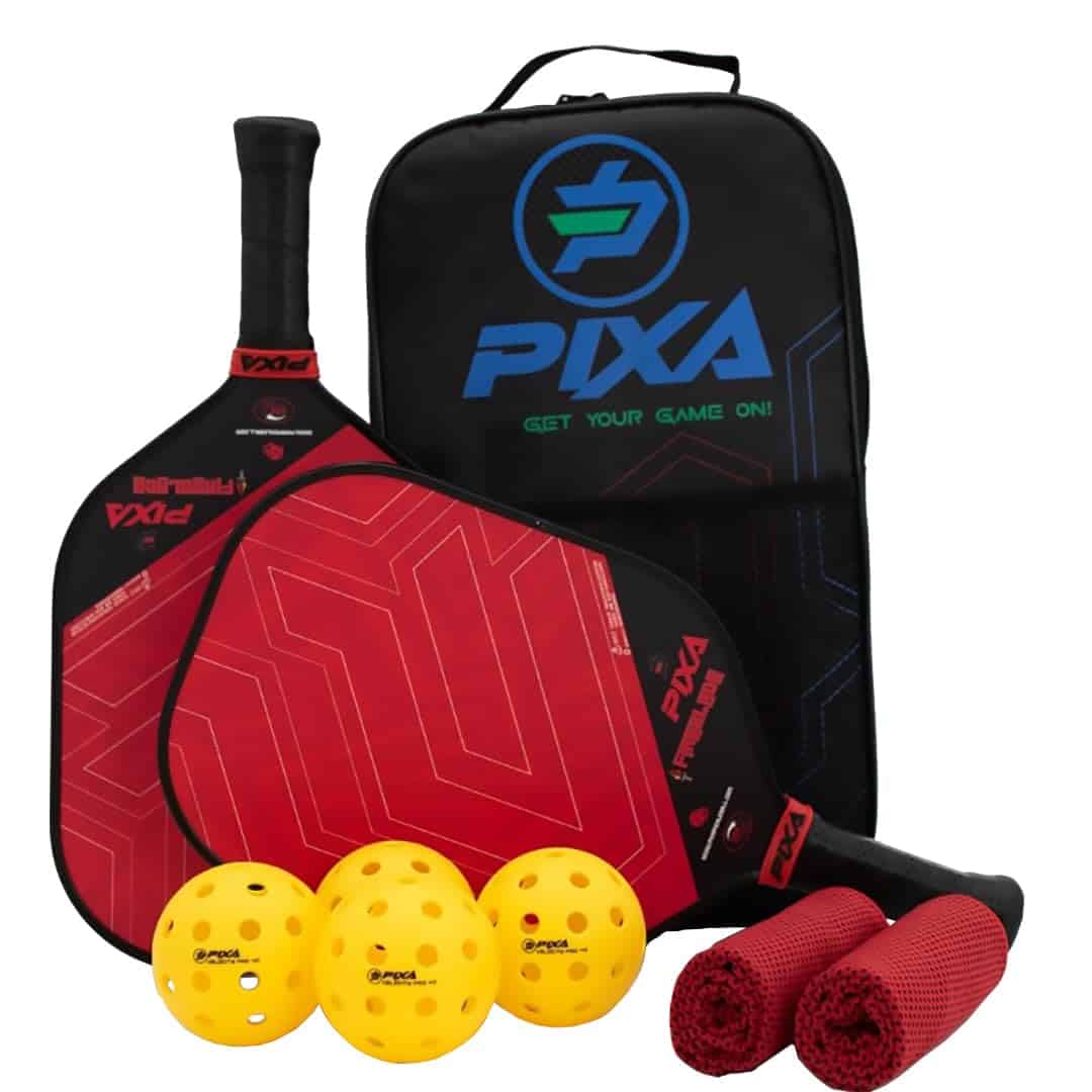 Conjunto de 2 palas de pickleball PIXA Fireblade 16mm