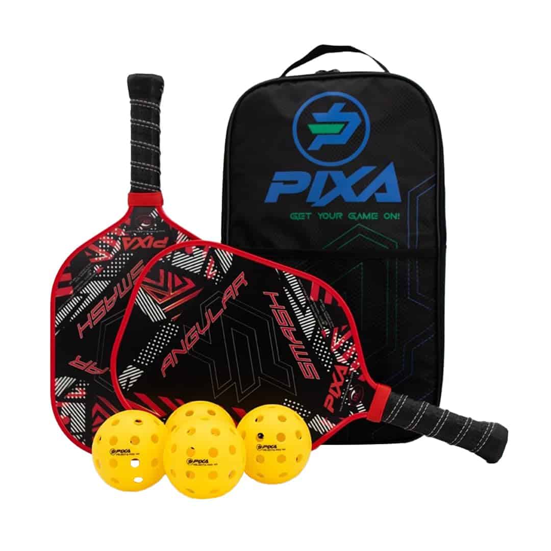 Set de 2 palas de pickleball PIXA Angular Smash de 13mm de
