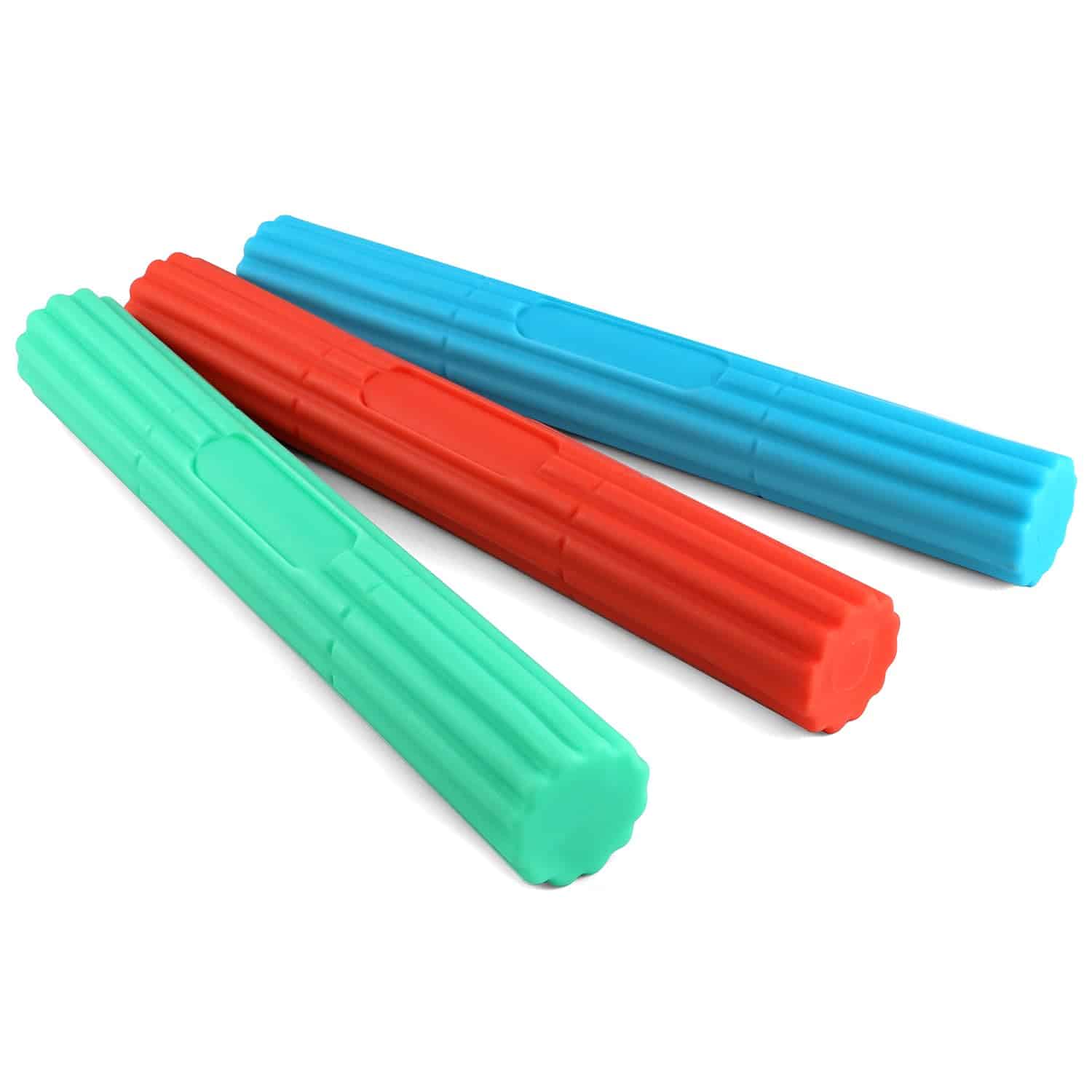 QWORK 3 Piezas de Barras de Ejercicio de Mano Giratorias,