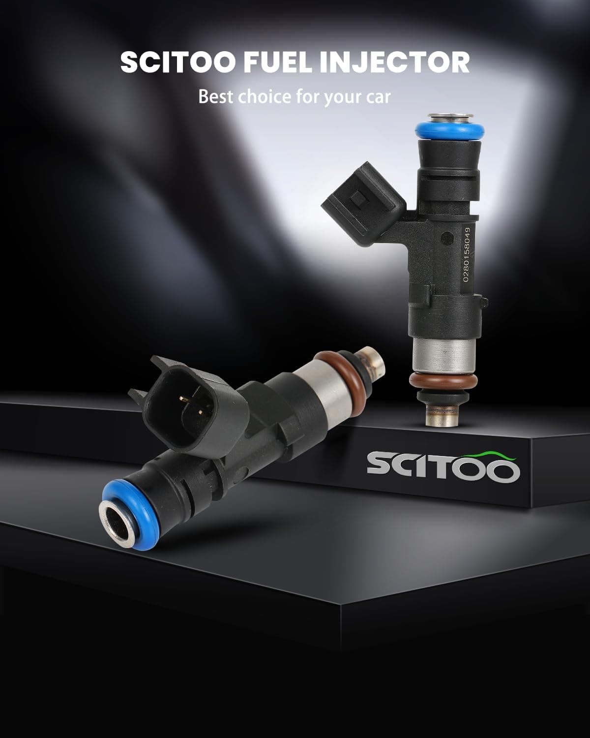 Inyectores de combustible SCITOO 8Pcs Compatible con - Imagen 3