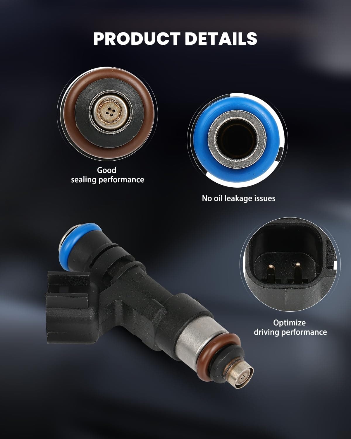 Inyectores de combustible SCITOO 8Pcs Compatible con - Imagen 6