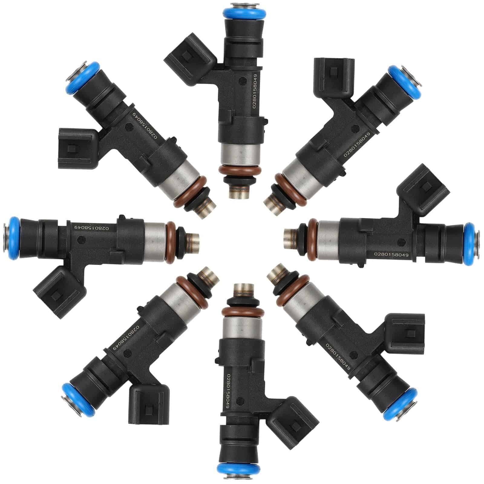 Inyectores de combustible SCITOO 8Pcs Compatible con