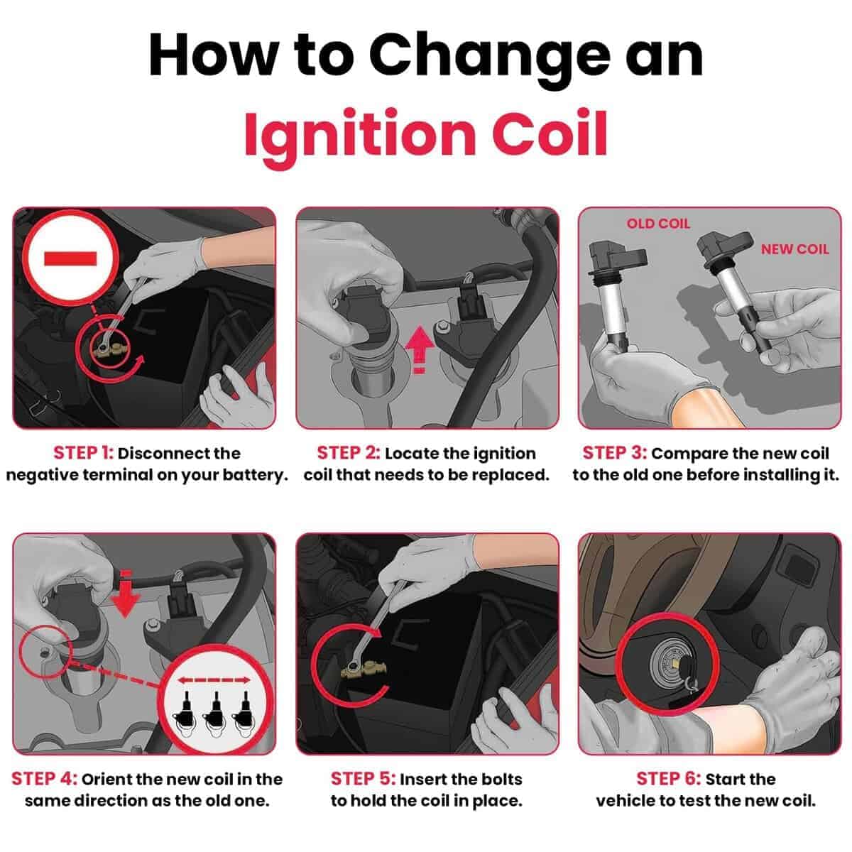 Bobina de Encendido UF764 Bujías de Iridio 93175 Juego de - Imagen 10