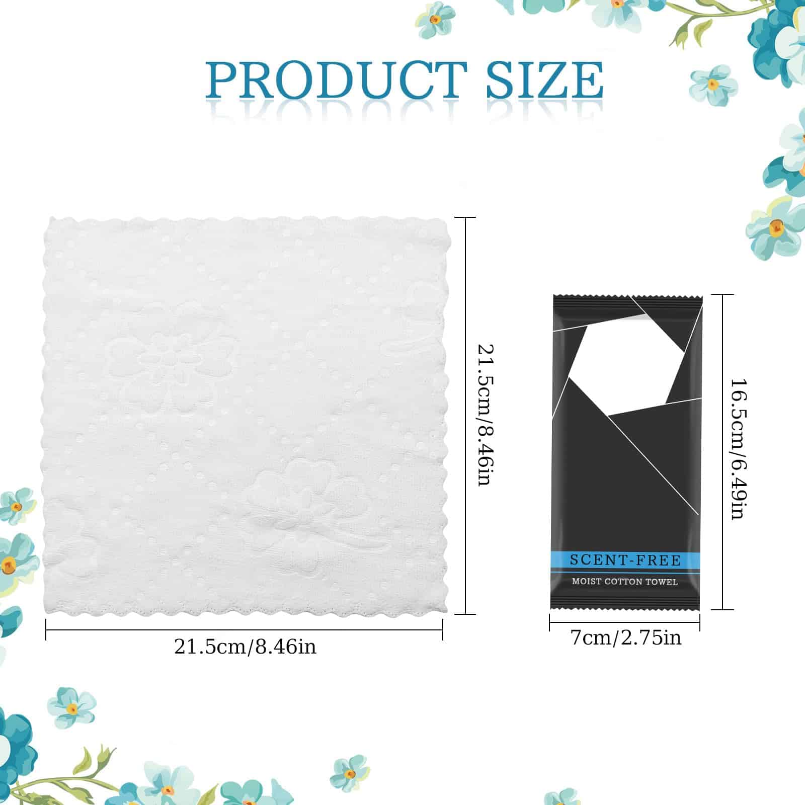 150 Pcs Toallitas húmedas envueltas individualmente, - Imagen 8