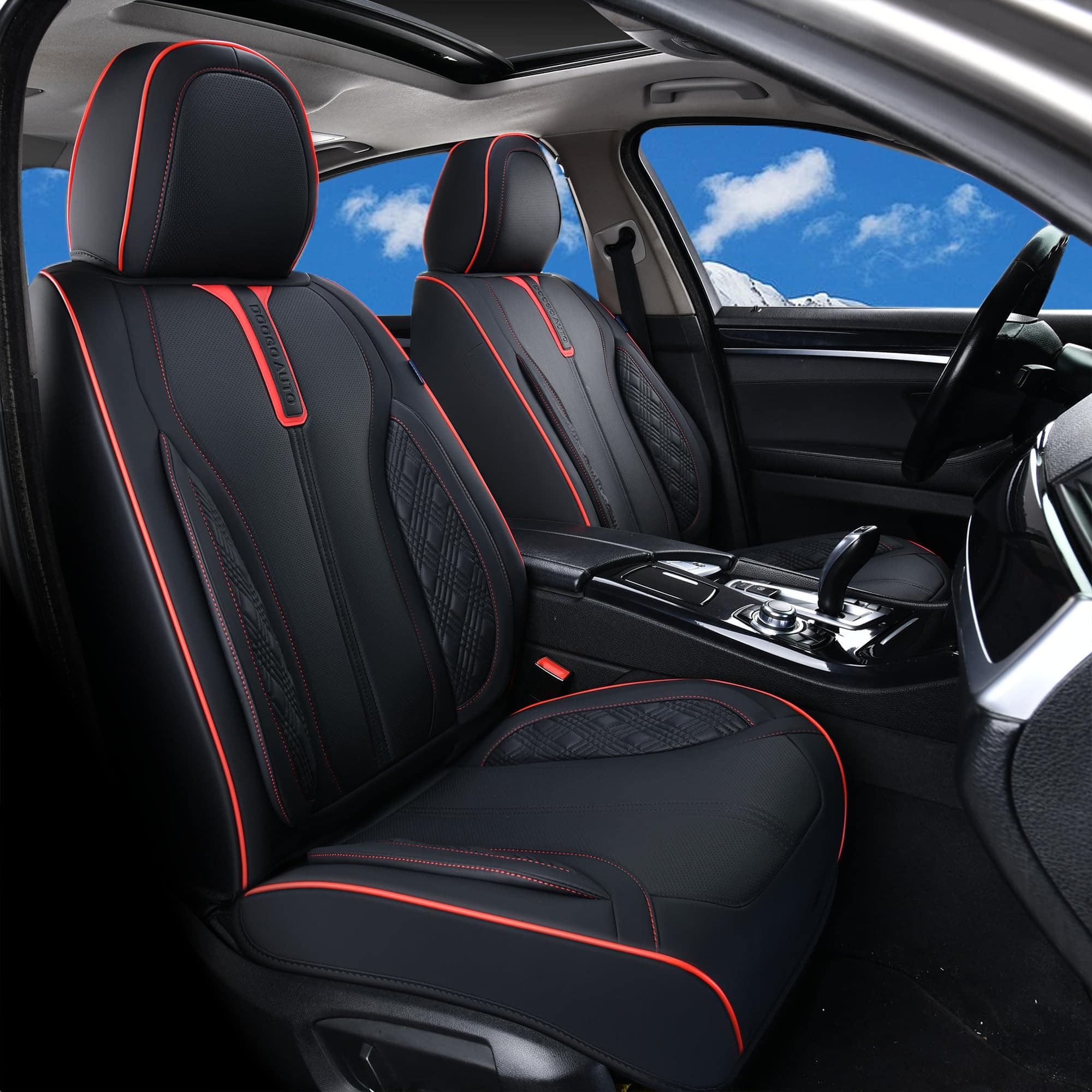 Cubre Asientos de Coche Doogo Juego Completo, Protector de