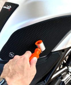 Protector de Tanque de Combustible Lateral para -Negro