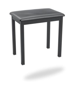 Banqueta de Piano HEXANT con Asiento Tapizado de Cuero