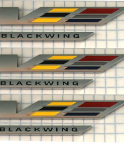 3 Piezas Emblemas V-Blackwing 3D Insignia de Coche Logo V