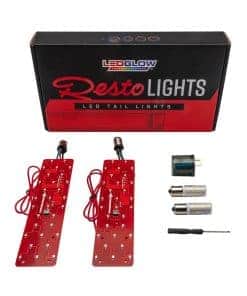 Kit de luces LED rojas LEDGlow RestoLights compatibles con