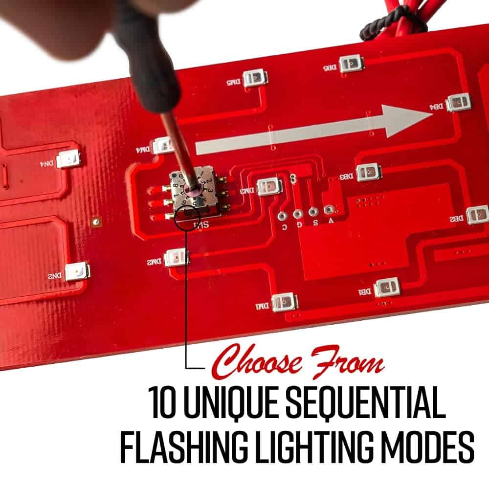 Kit de luces LED rojas LEDGlow RestoLights compatibles con - Imagen 7