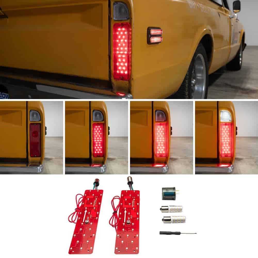 Kit de luces LED rojas LEDGlow RestoLights compatibles con - Imagen 8