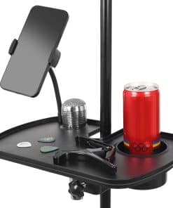 Bandeja de Soporte de Micrófono de Plástico Auhafaly