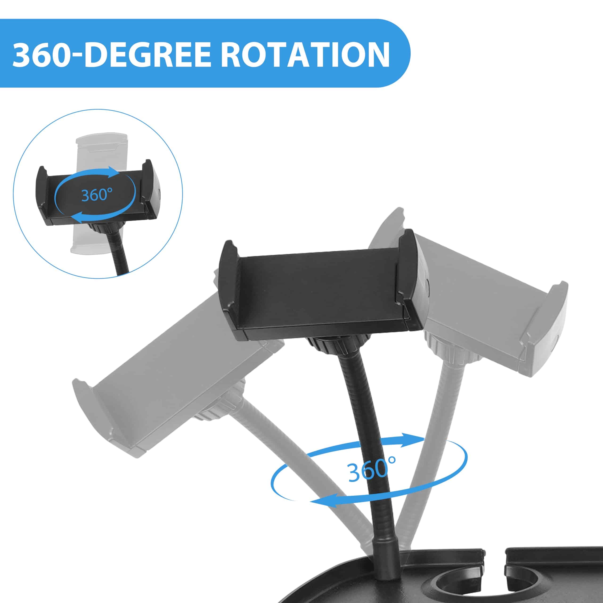 Bandeja de Soporte de Micrófono de Plástico Auhafaly - Imagen 4