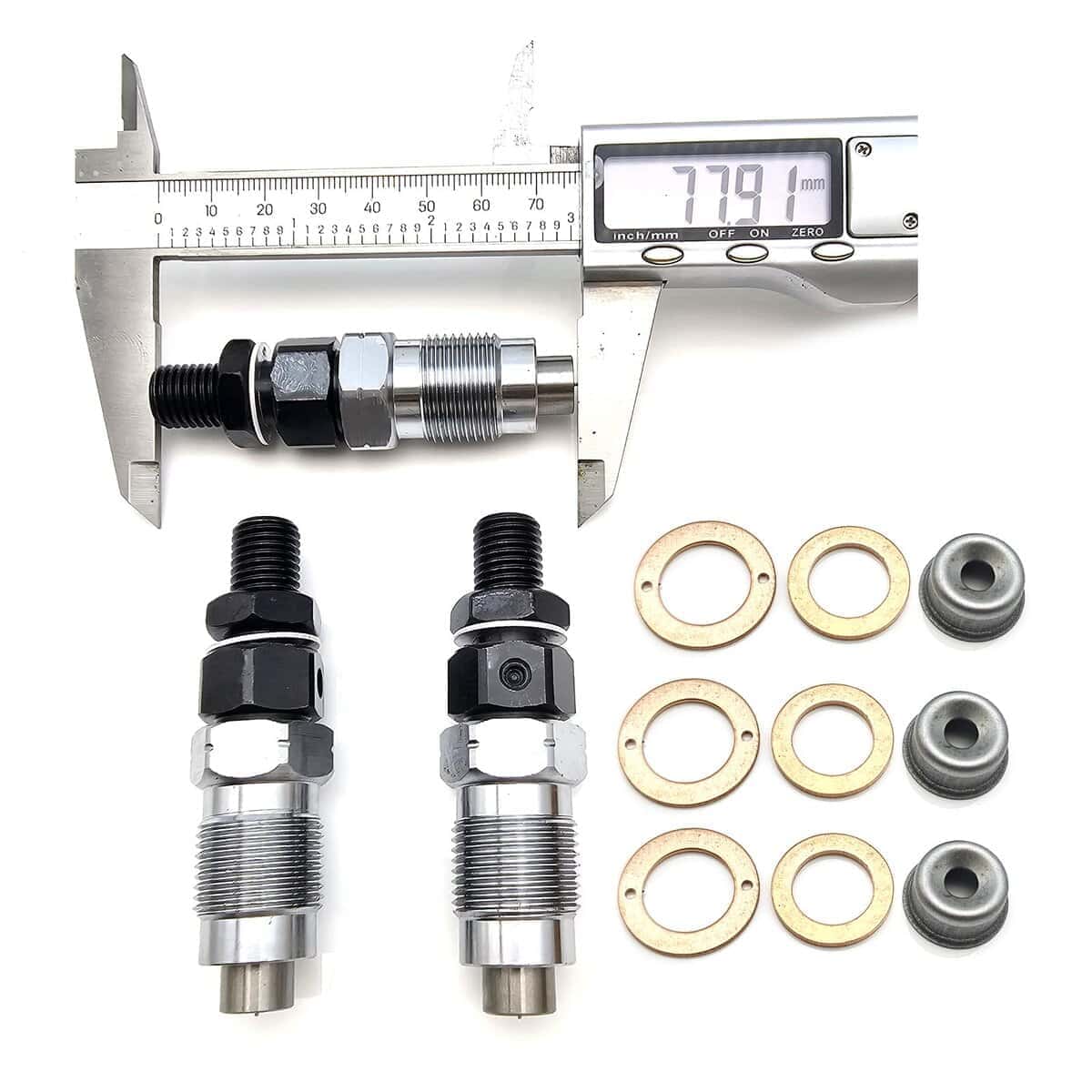 Kit de 3 Inyectores de Combustible + Juego de Sellos Con