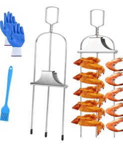 Brochetas de Acero Inoxidable - 14'' 3 -Plata