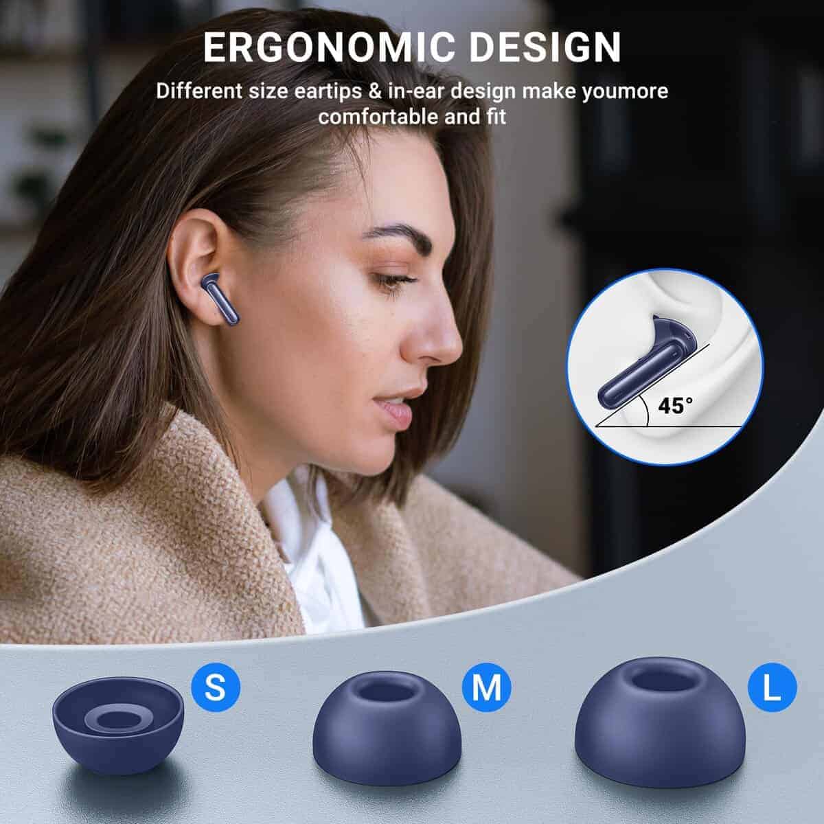 Audífonos inalámbricos, 2024 Auriculares inalámbricos HiFi - Imagen 9