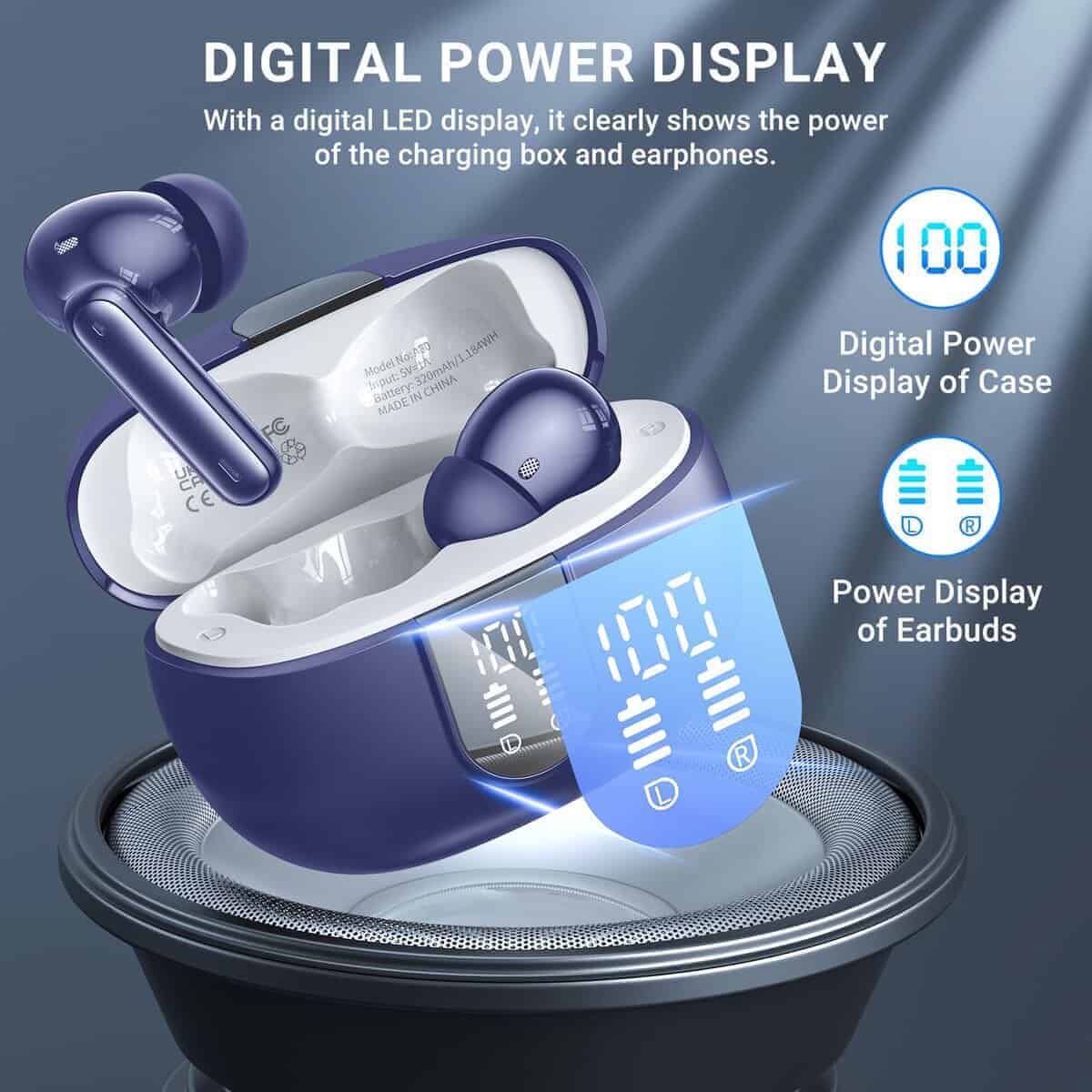 Audífonos inalámbricos, 2024 Auriculares inalámbricos HiFi - Imagen 6