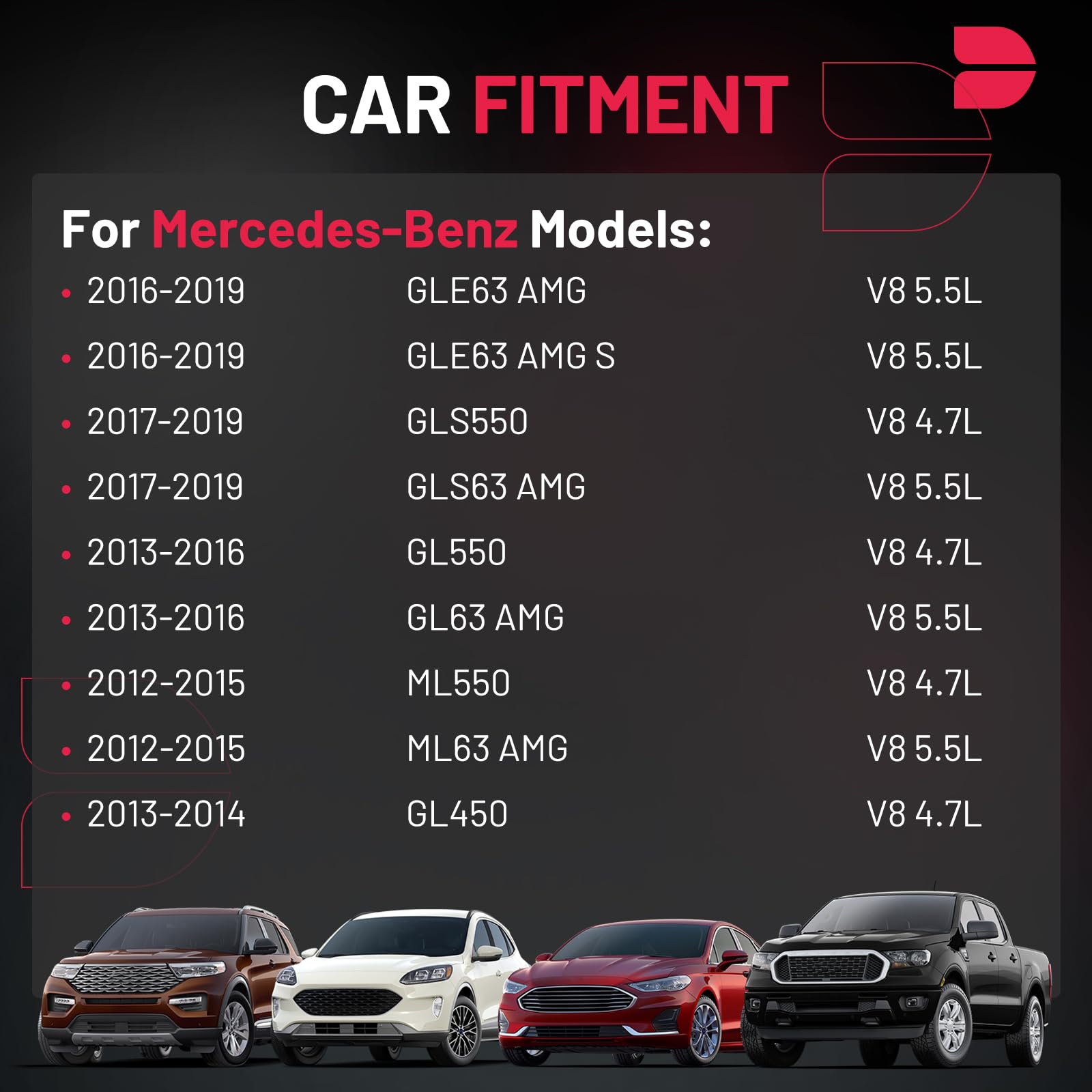 Juego de 8 bobinas de encendido BDFHYK compatibles con - Imagen 3