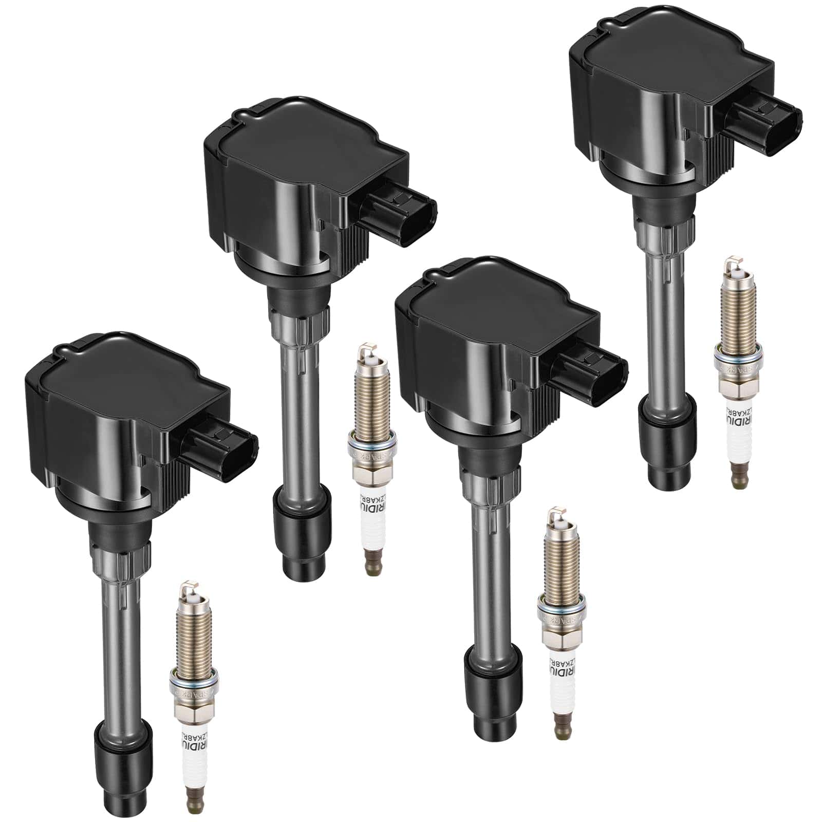 Paquete de 4 Bobinas de Encendido UF781 y 4 Bujías de