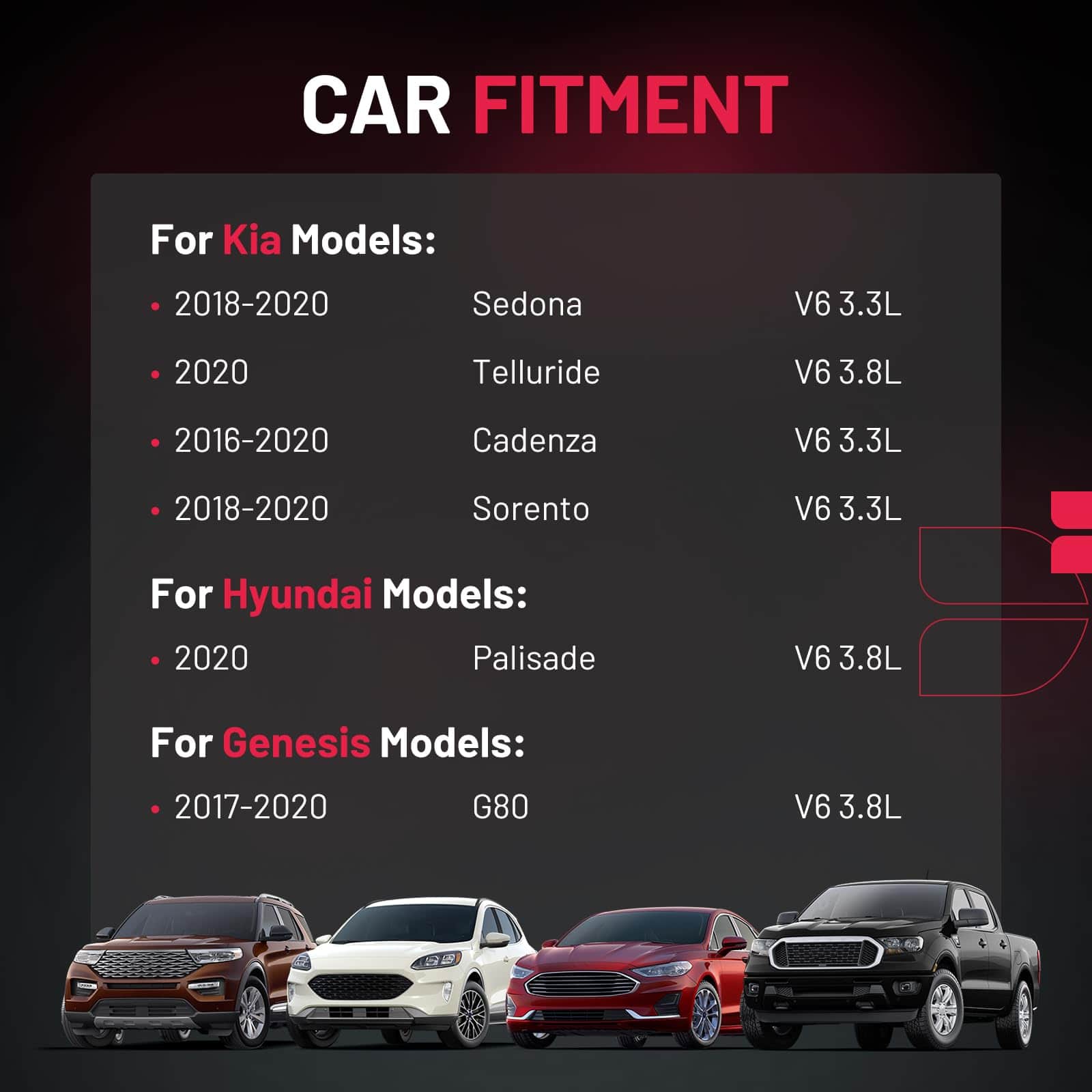 Paquete de 6 bobinas de encendido UF863 y 6 bujías de - Imagen 3