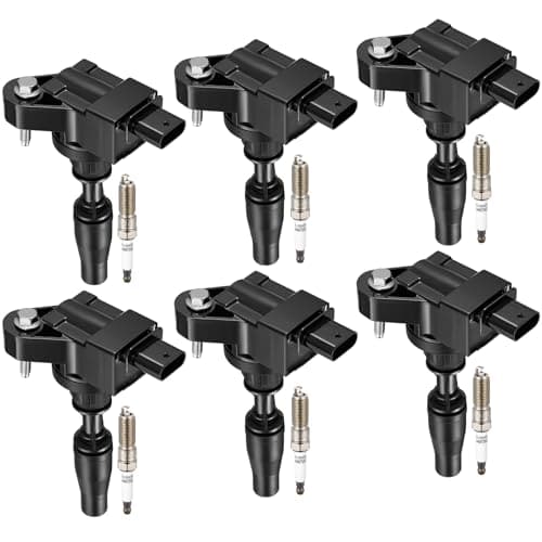 Paquete de 6 Bobinas de Encendido UF830 y 6 Bujías de