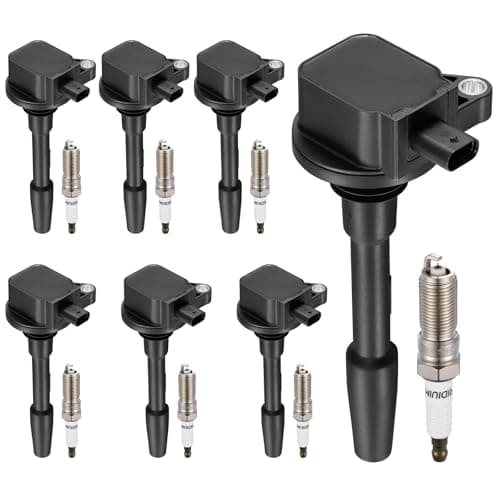 Paquete de 7 bobinas de encendido UF835 y 7 bujías de